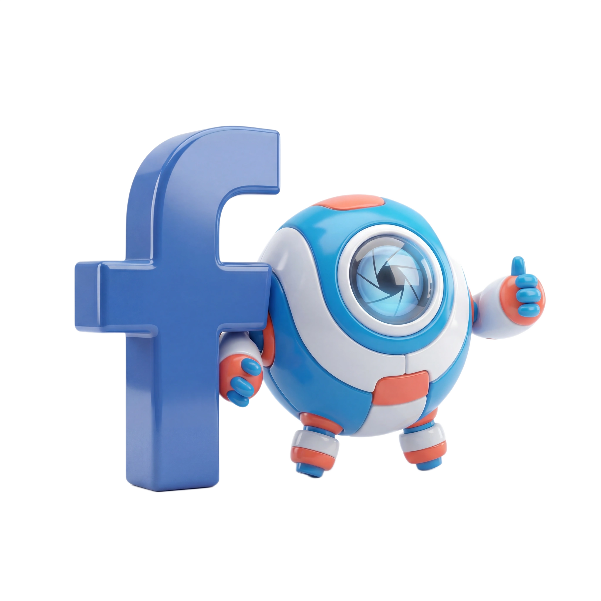 Facebook Downloader Mascot